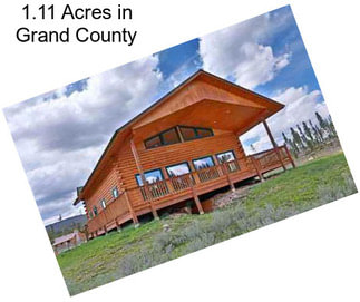 1.11 Acres in Grand County