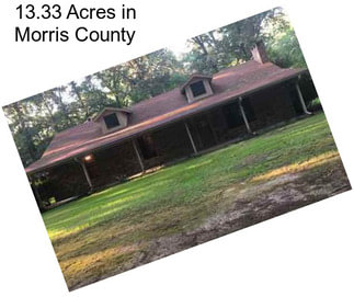 13.33 Acres in Morris County