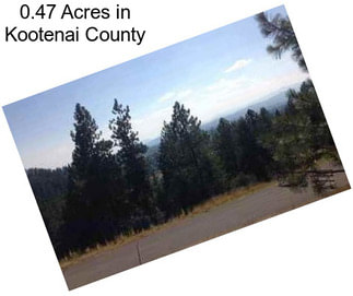 0.47 Acres in Kootenai County