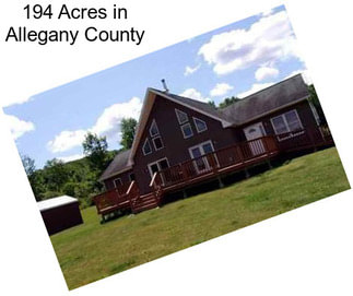 194 Acres in Allegany County