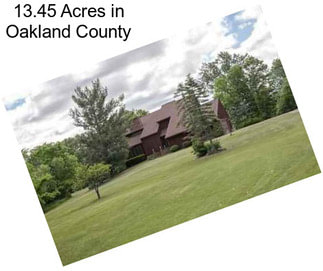 13.45 Acres in Oakland County