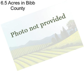 6.5 Acres in Bibb County