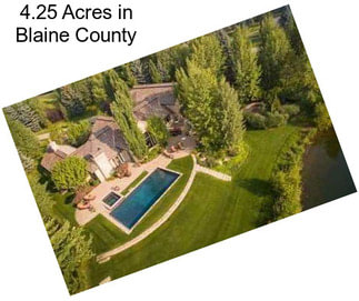 4.25 Acres in Blaine County