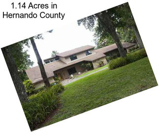 1.14 Acres in Hernando County