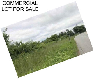 COMMERCIAL LOT FOR SALE