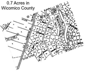 0.7 Acres in Wicomico County