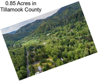 0.85 Acres in Tillamook County