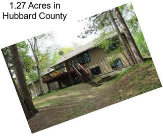1.27 Acres in Hubbard County