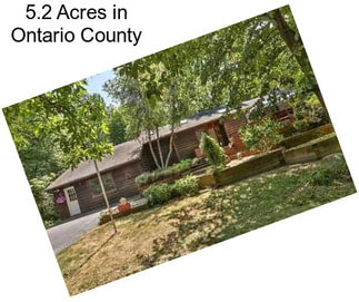 5.2 Acres in Ontario County