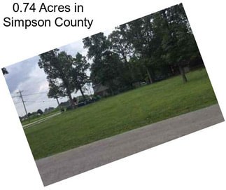 0.74 Acres in Simpson County