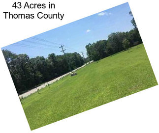 43 Acres in Thomas County