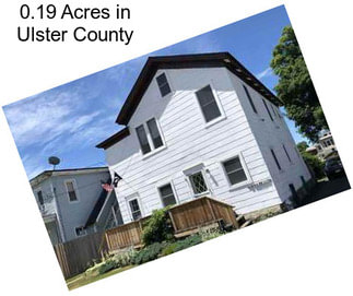 0.19 Acres in Ulster County