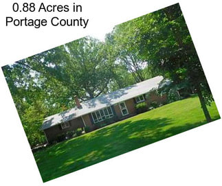 0.88 Acres in Portage County