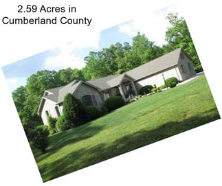 2.59 Acres in Cumberland County