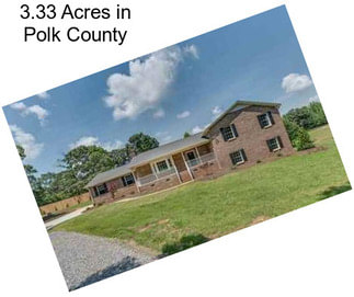 3.33 Acres in Polk County