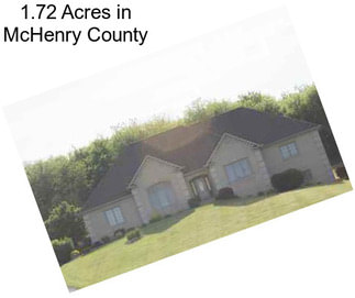 1.72 Acres in McHenry County