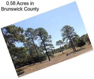 0.58 Acres in Brunswick County