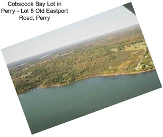 Cobscook Bay Lot in Perry - Lot 8 Old Eastport Road, Perry