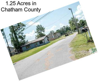 1.25 Acres in Chatham County