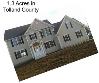 1.3 Acres in Tolland County