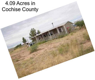 4.09 Acres in Cochise County