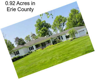 0.92 Acres in Erie County