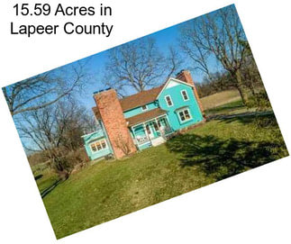 15.59 Acres in Lapeer County