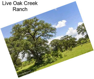 Live Oak Creek Ranch