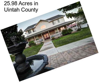 25.98 Acres in Uintah County