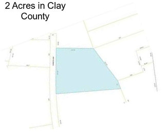 2 Acres in Clay County