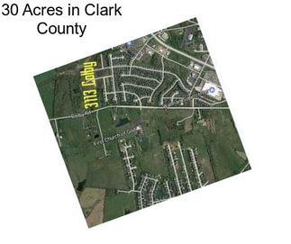 30 Acres in Clark County