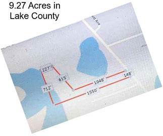 9.27 Acres in Lake County