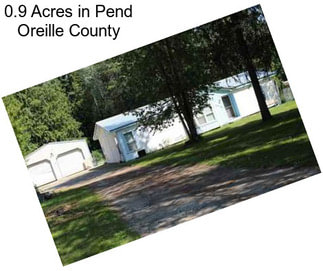 0.9 Acres in Pend Oreille County