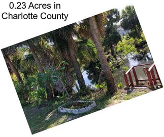 0.23 Acres in Charlotte County