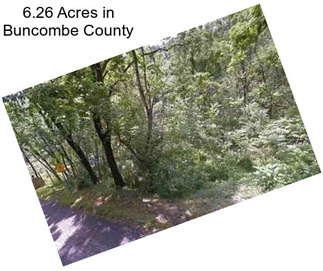 6.26 Acres in Buncombe County