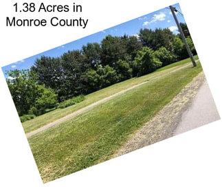 1.38 Acres in Monroe County