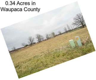 0.34 Acres in Waupaca County