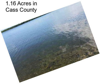 1.16 Acres in Cass County