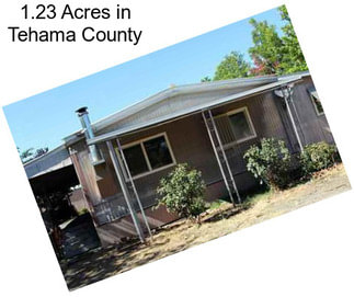 1.23 Acres in Tehama County