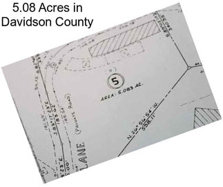 5.08 Acres in Davidson County