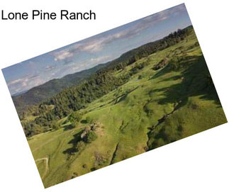 Lone Pine Ranch