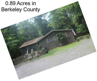 0.89 Acres in Berkeley County