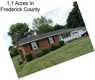 1.1 Acres in Frederick County