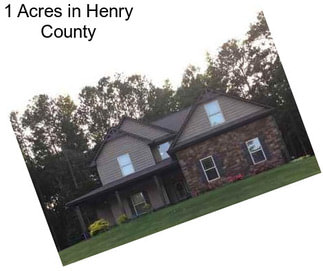 1 Acres in Henry County