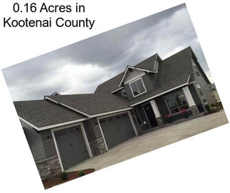 0.16 Acres in Kootenai County