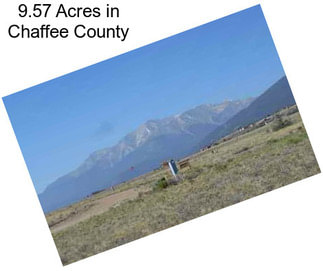 9.57 Acres in Chaffee County