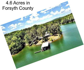 4.6 Acres in Forsyth County