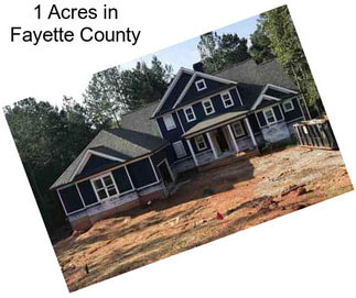 1 Acres in Fayette County