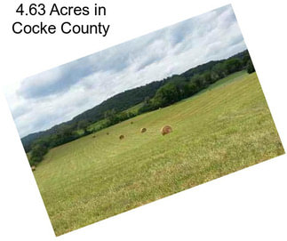 4.63 Acres in Cocke County