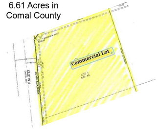 6.61 Acres in Comal County